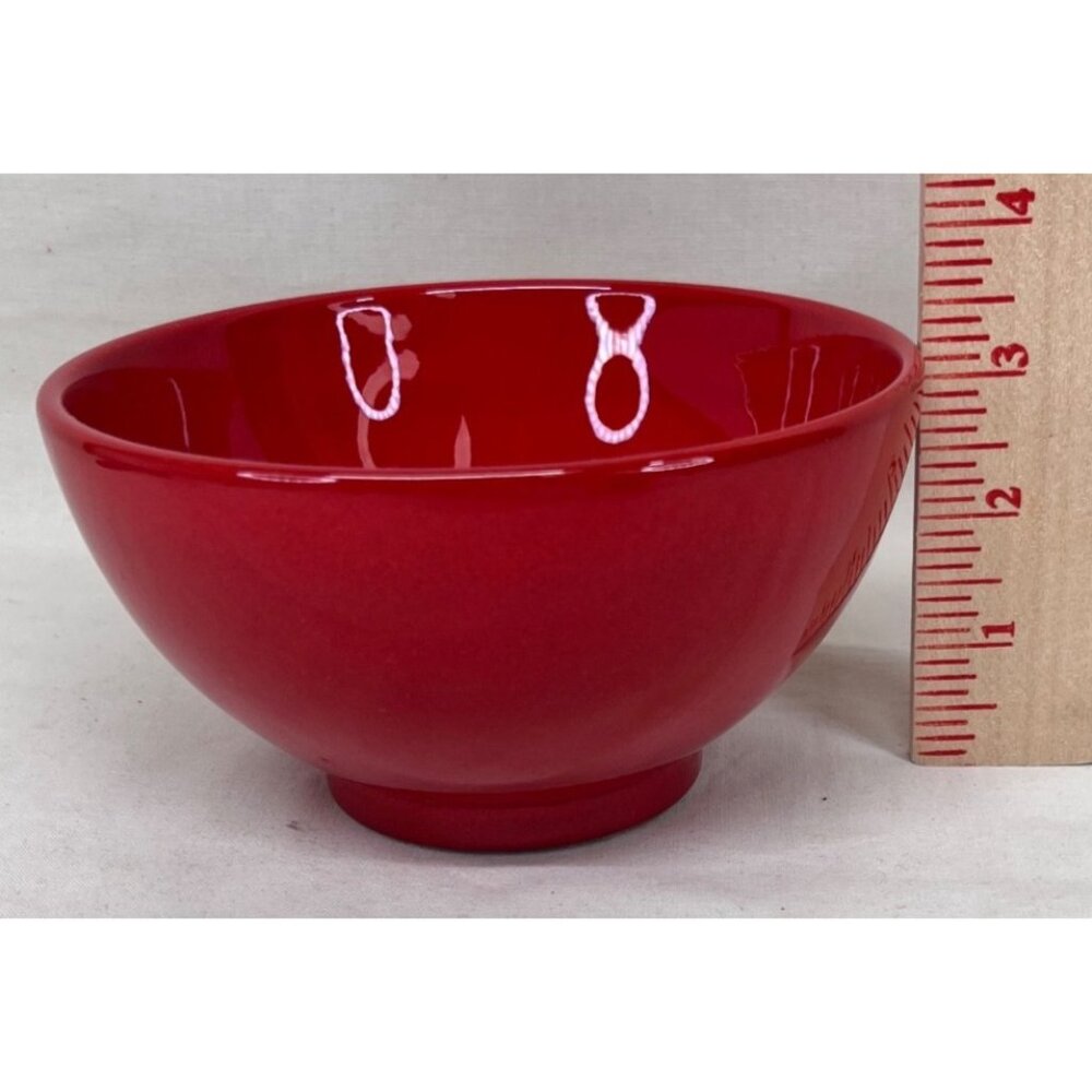 Waechtersbach Fun Factory Cherry Red Freestyle Soup Cereal Bowl Germany 5 3/4” - Picture 5 of 6